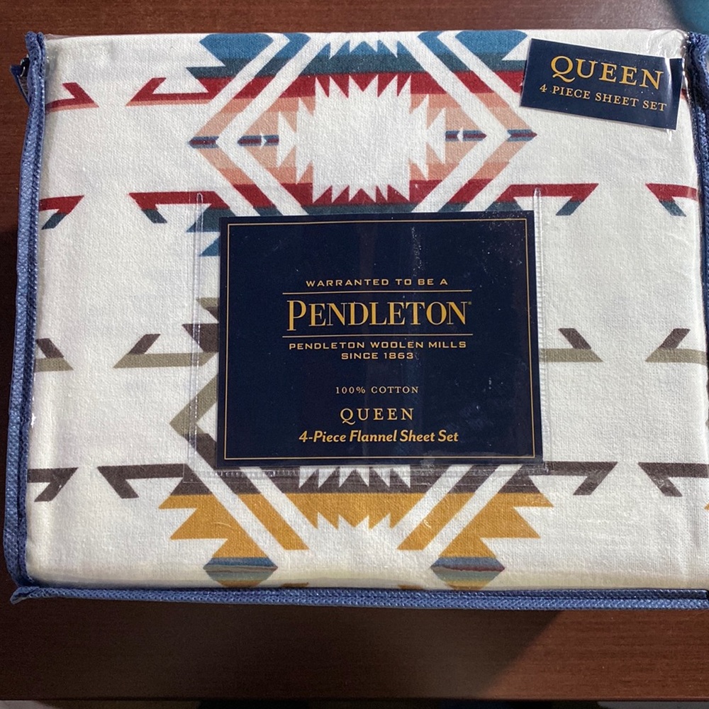 Pendleton 4 piece flannel sheets